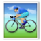 Person Biking - Medium Light emoji on LG